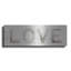 «Love Chevron» par Cindy Jacobs, art mural en métal-343184789