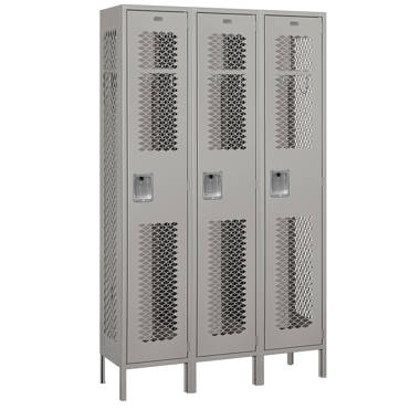 Single Point Latch Ventilated Lockers - Vented Gym Lockers