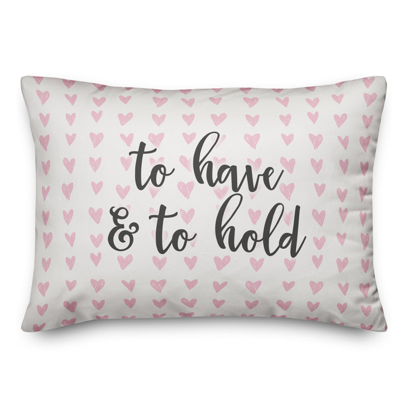  Coussin «To Have And To Hold»