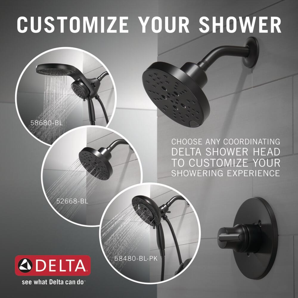 Trinsic® Tub and Shower Faucet, Matte Black