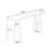 Black Straight Solid Wood Bar Table