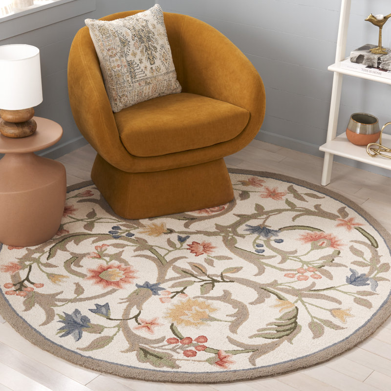 Tapis en laine crocheté fabriqué à la main Hollander, Tapis de couloir 2 pi 6 po x 6 pi
