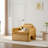 Modern Pet-Friendly Armchair with Built-In Cat Cubby