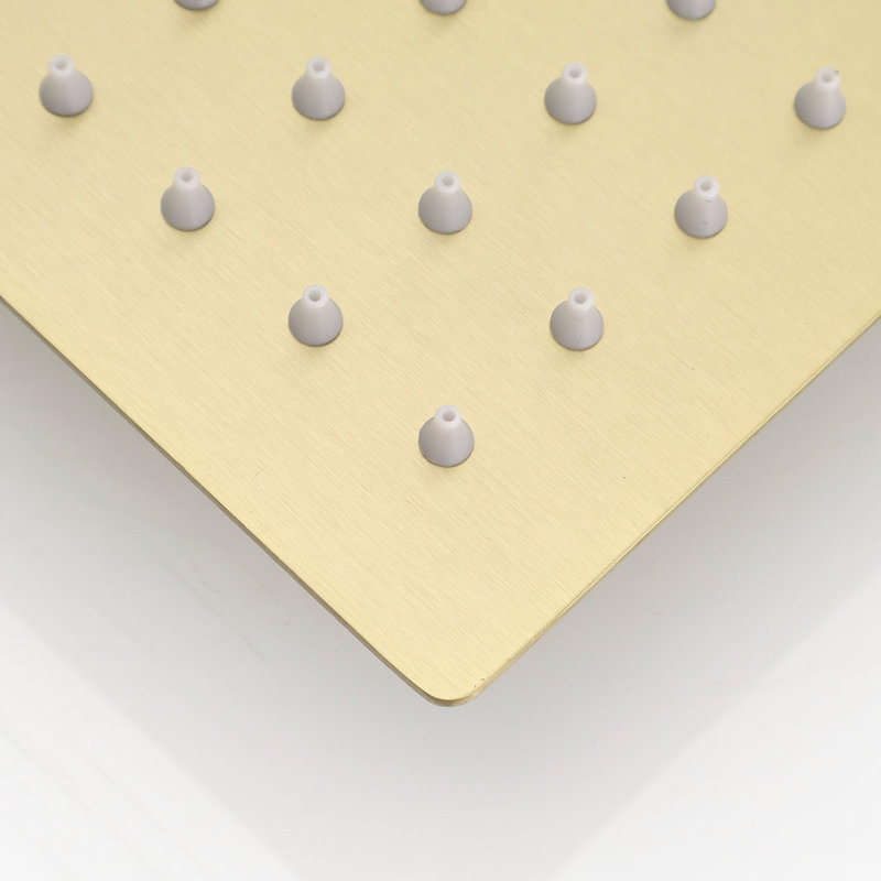 Tub & Shower Faucet with Rough in-Valve, Brushed Gold
