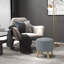 Tabouret rond avec repose-pieds HOMcom-1568792911