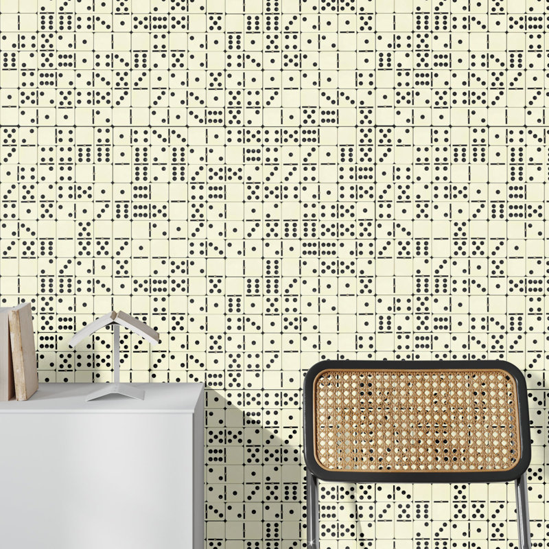 023D9197F523480082506C06E363CFDE Wallpaper Cream Black