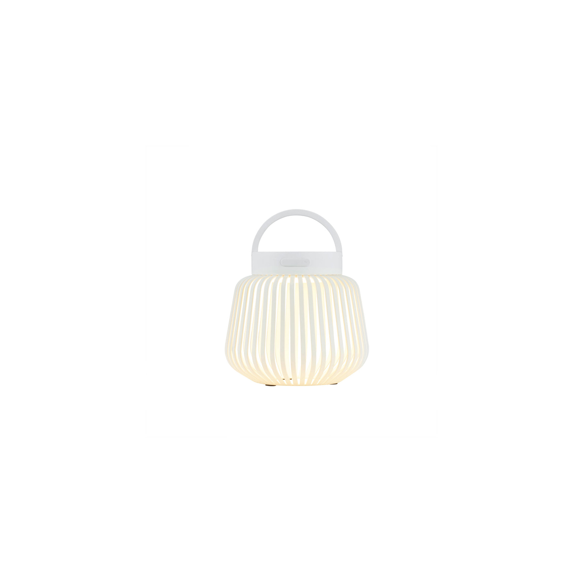 LITO Mobile Rechargeable LED Lantern - Large, White, 4.7" H x 5.3" W x 5.3" D