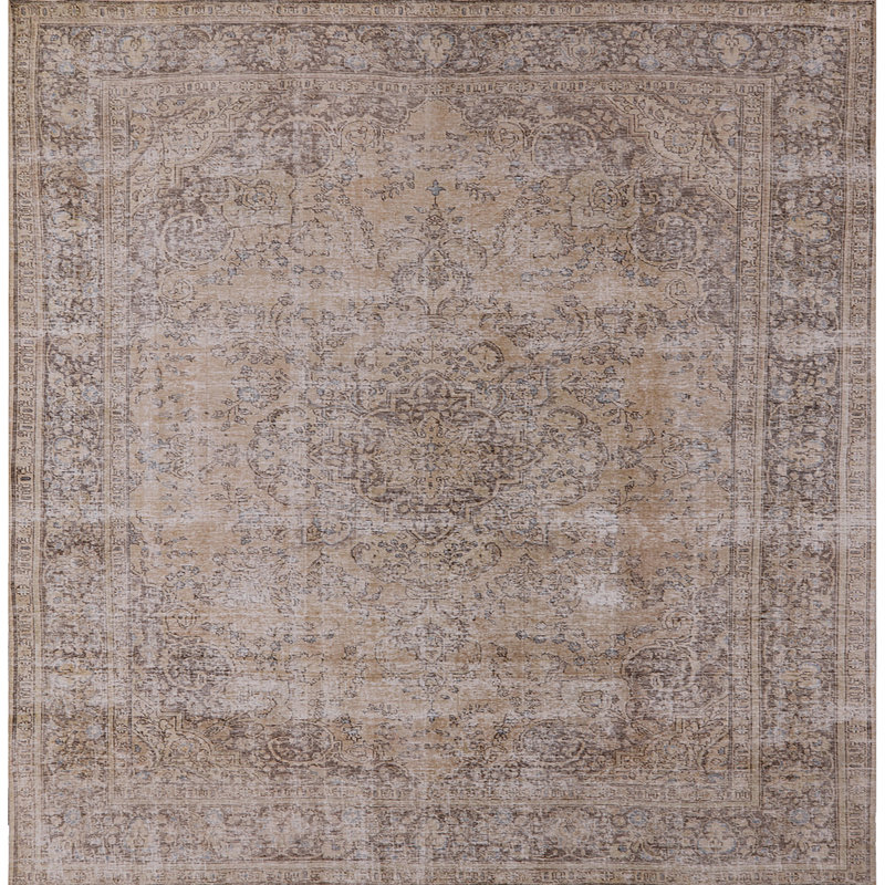 Tapis brun Selma, Carré 6 pi