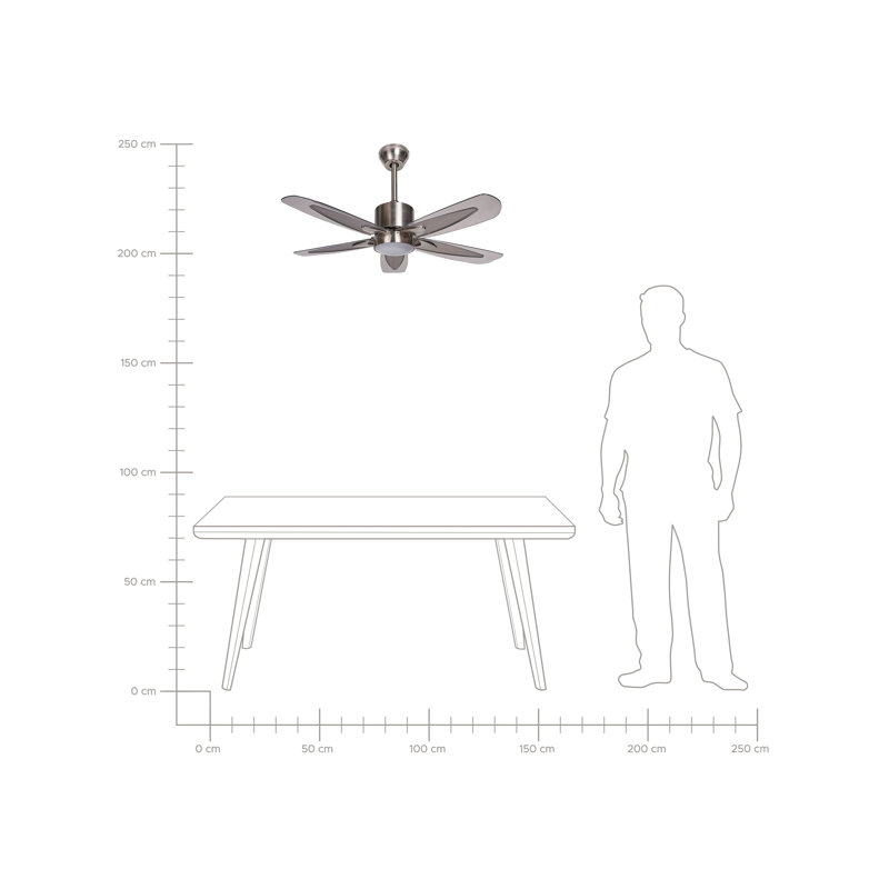 Artus 100cm Ceiling Fan with LED Lights