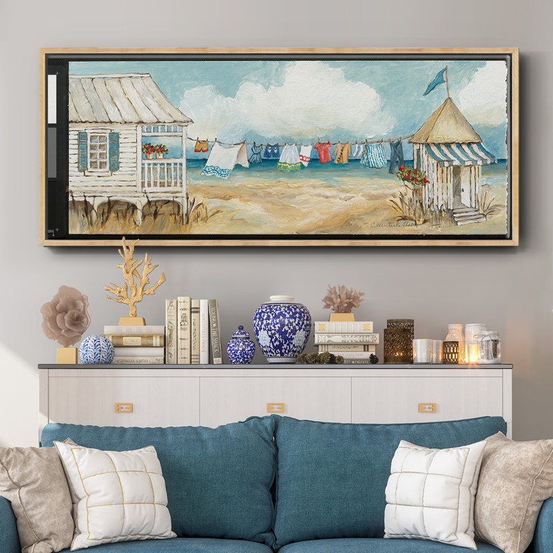 Fresh Laundry I- Framed Canvas