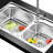 Sink Protectors for Kitchen Sink, Single Bowl Sink Bottom Grid 12.5"x10.5"x1.25"