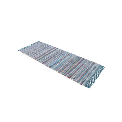 Chindi Hand Woven Kilim Blue Rug