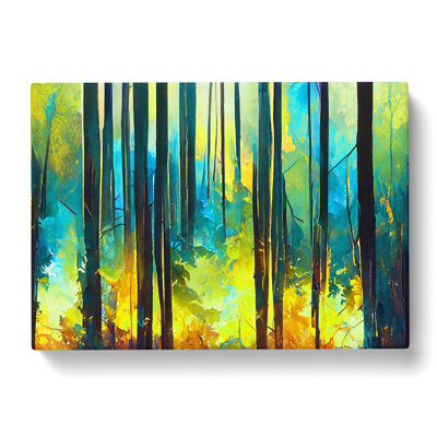 Forest In Abstract Vol.1 - Wrapped Canvas