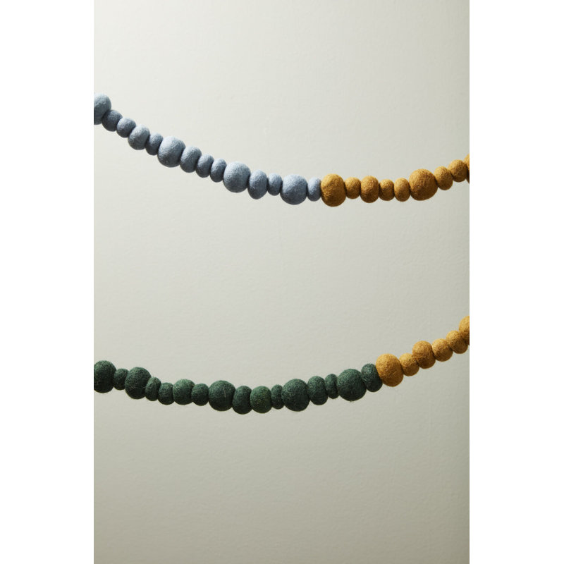 68'' in. Faux Garland, Green/Yellow/White