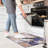 Contemporary Abstract Cushioned Anti Fatigue Standing Kitchen Mat-538422996