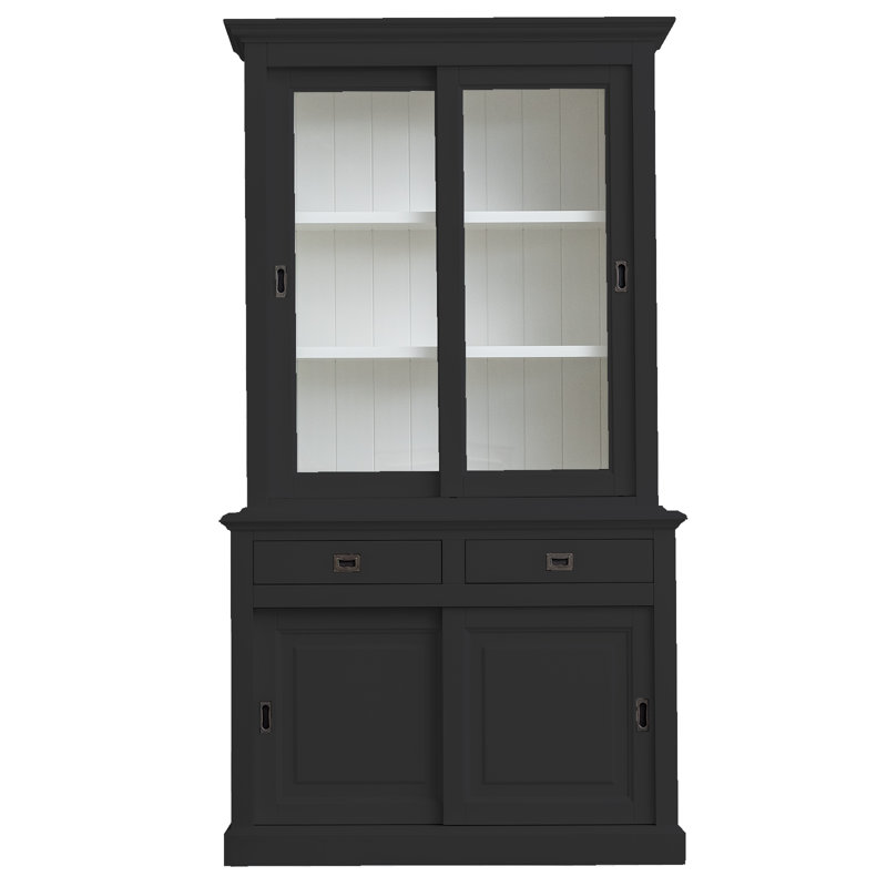 Analin Display Cabinet, Black