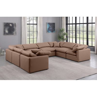 Itala Upholstered U-Shaped Sectional Reversible