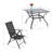 Leonard 4 - Person Patio Dining Set with Square Table
