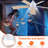 Modern 46" Indoor Matte White Downrod Mount Ceiling Fan with Integrated LED, Remote and  5 Two-Tone Blades-1581397346-1581397345