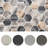 Recycled Honeycomb 12.56" x 15" Glass Mosaic Wall Tile-63332434