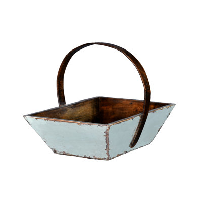 Panier à fruits avec poignée mandarine
