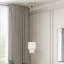 Mini-luminaire suspendu en nickel brossé 1 lumière Holliman-122939864