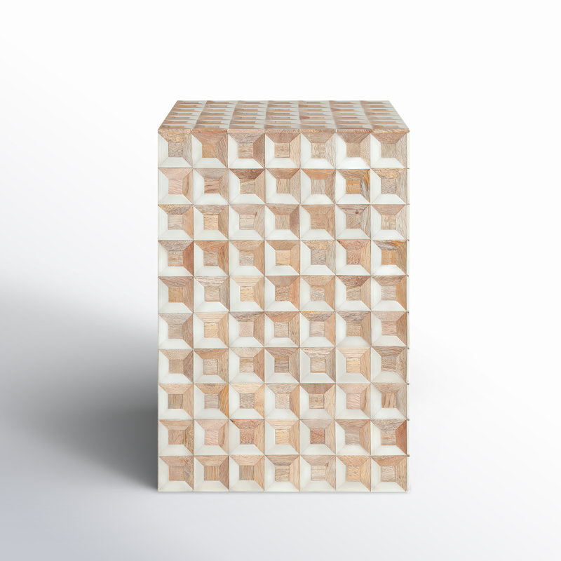 Hobbes Solid Wood Accent Stool