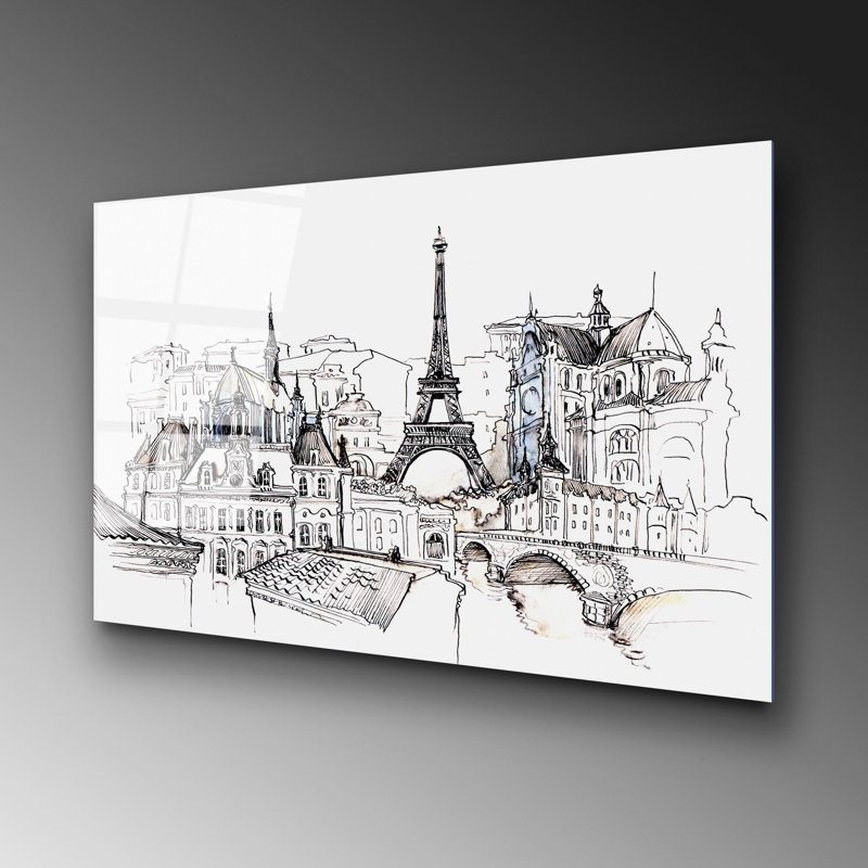Superbe peinture murale en verre trempé 27,6 po x 39,4 po | 100% verre trempé, épaisseur: 0,16 pouce | Décoration élégante pour le salon ou le bureau, durable et facile à nettoyer, idée de cadeau parfaite