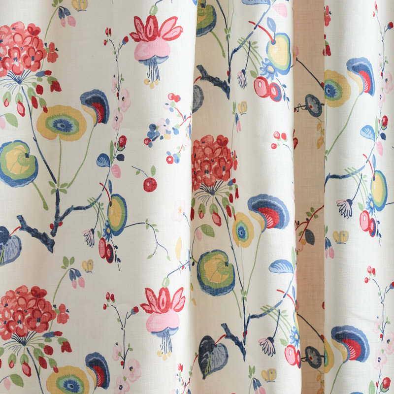 Vasily Linen Fabric, Multicolor