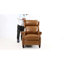 Fauteuil inclinable en cuir véritable Ambrosane-79515882