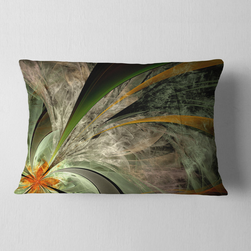 Coussin lombaire en fleur symétrique floral