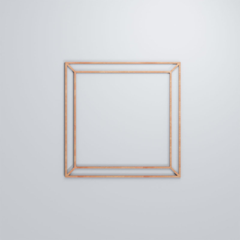Panneaux muraux décoratifs en bois Fairplay, Cerise, H 23,375 po x l 23,375 po x P 0,375 po