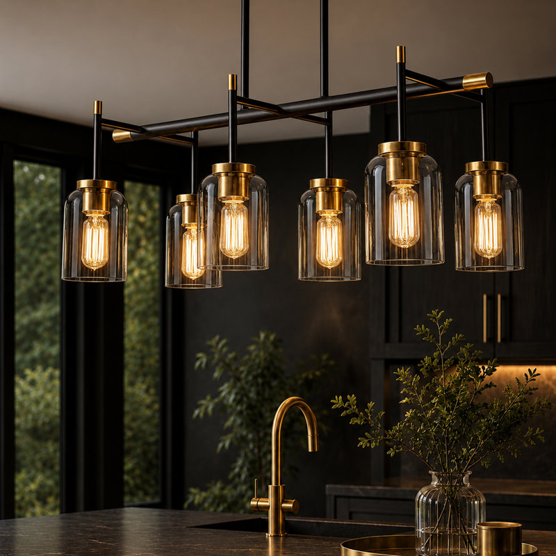 Modern Farmhouse Kitchen Island Chandelier