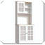 Grande armoire de cuisine avec comptoir-1462730186