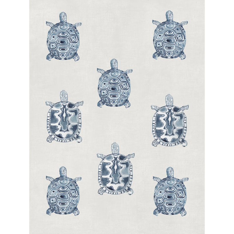 " Indigo Turtles " by Aimee Wilson, 16" H x 12" W