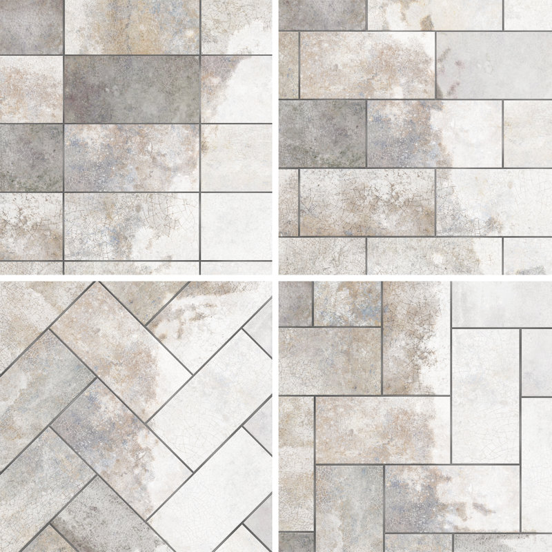 Myst 4 In. X 8 In. Ceramic Wall Tile, Brown