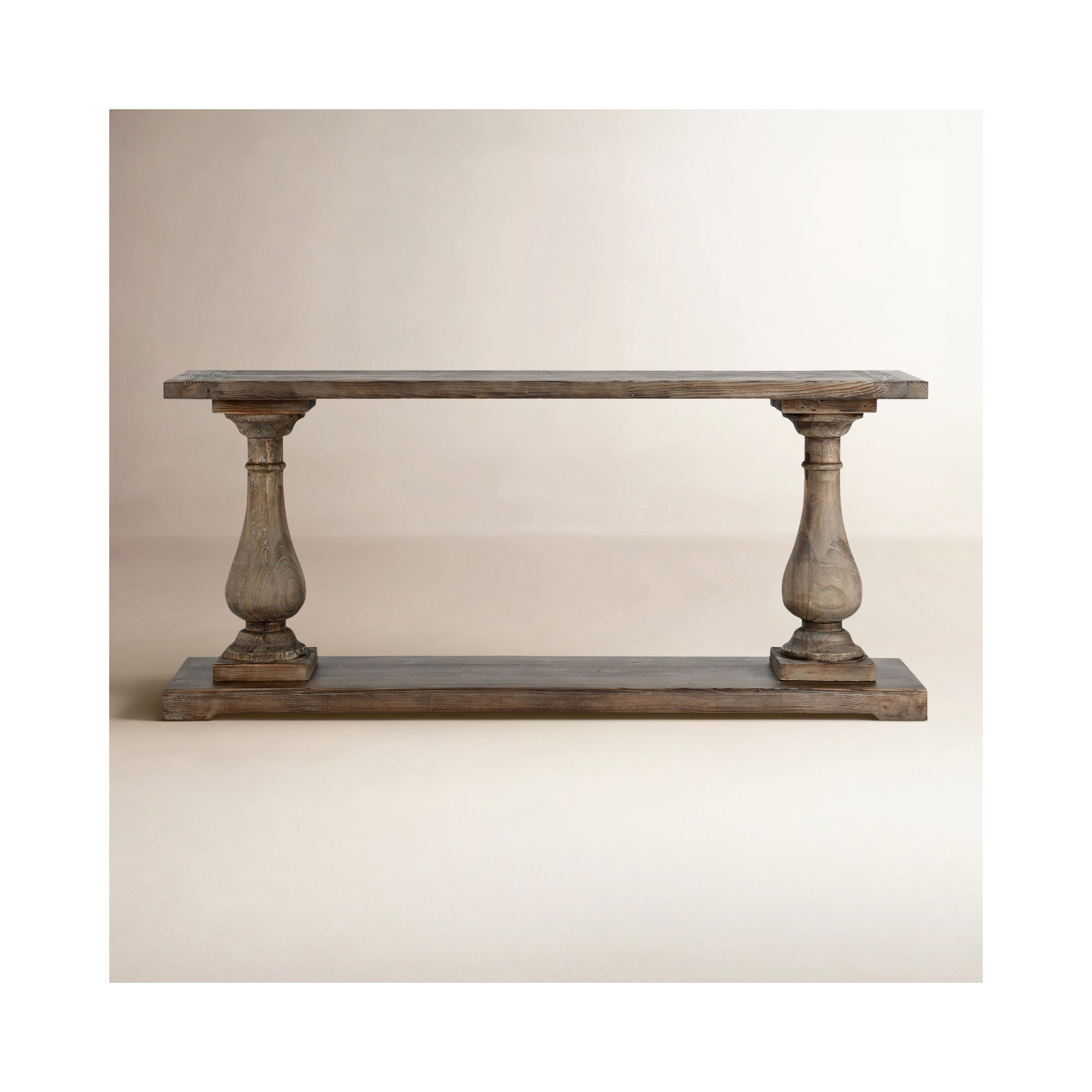 Farrer 70.9'' Solid Wood Console Table, Rustic Brown