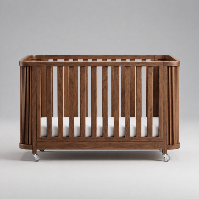 Lit de bébé convertible Nestling, Walnut