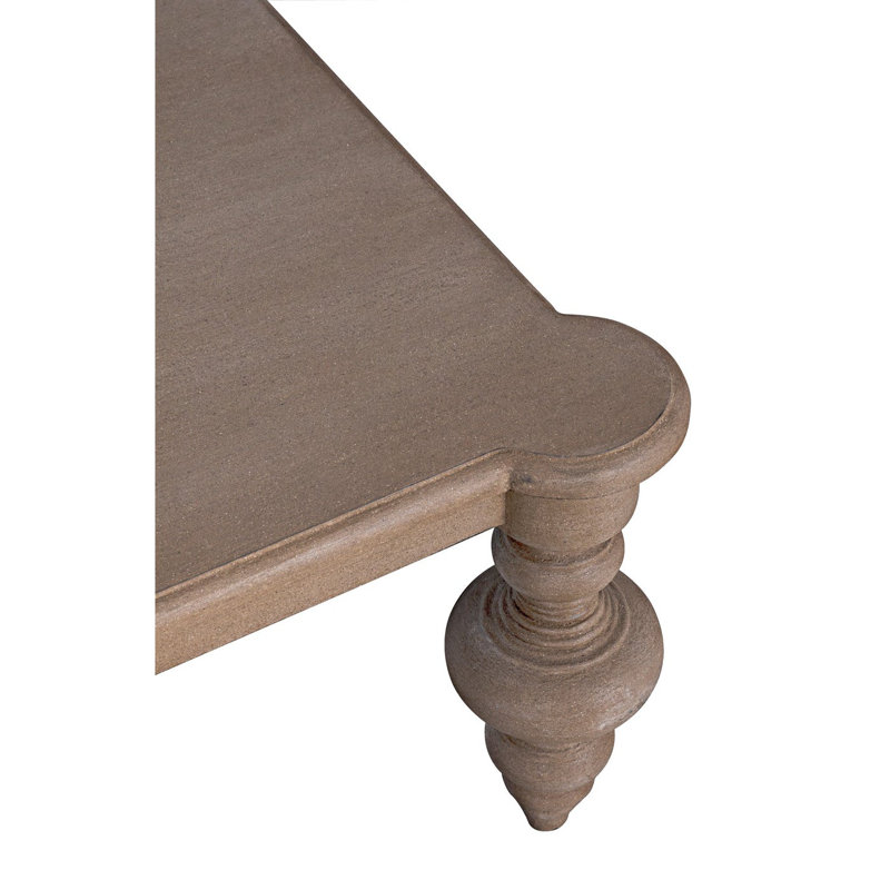 Graff Solid Wood Coffee Table, Weathered