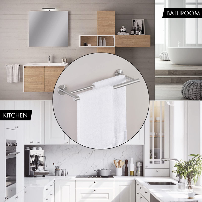 Raeann 40cm 2 Wall Towel Bar