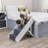 TRIXIE Pawsome Ascent 4-Step Adjustable Pet Stairs with Carpet Treads-50180711