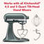 Ensemble d'accessoires 3 pièces KitchenAid en acier inoxydable