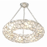 Niyanah 6 - Light Dimmable Wagon Wheel Chandelier
