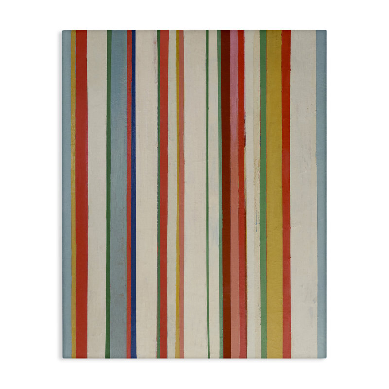 Linear Rustic Stripes Canvas Wall Art by Pippin Schupbach, 30" H x 24" W