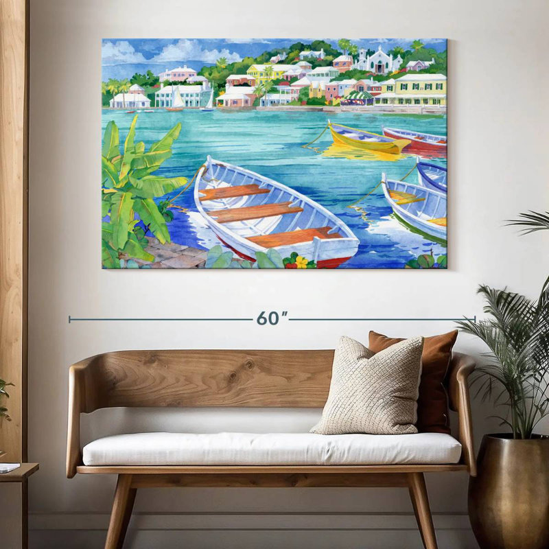 Mehar St. George Harbor, 34" H x 51" W