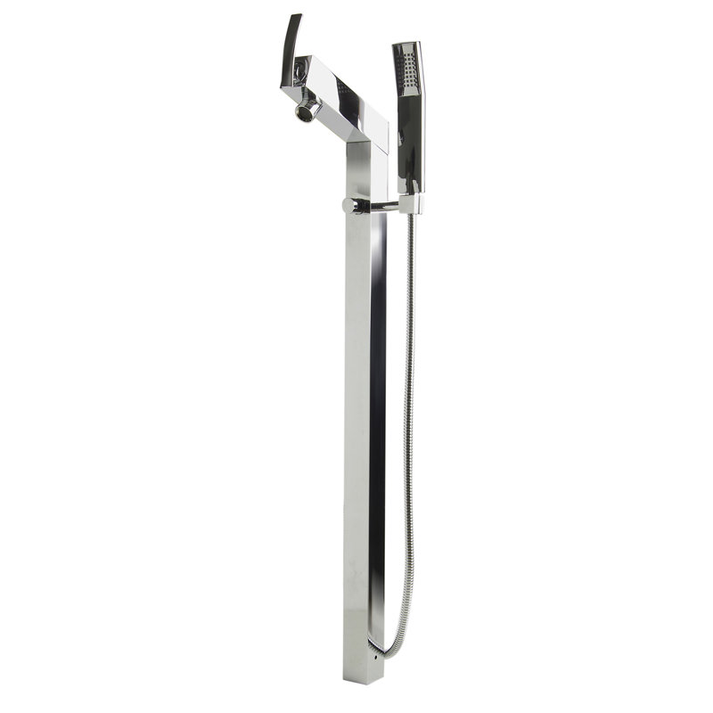 1 Handle Floor Tub Only Faucet with Diverter, Polished Chrome