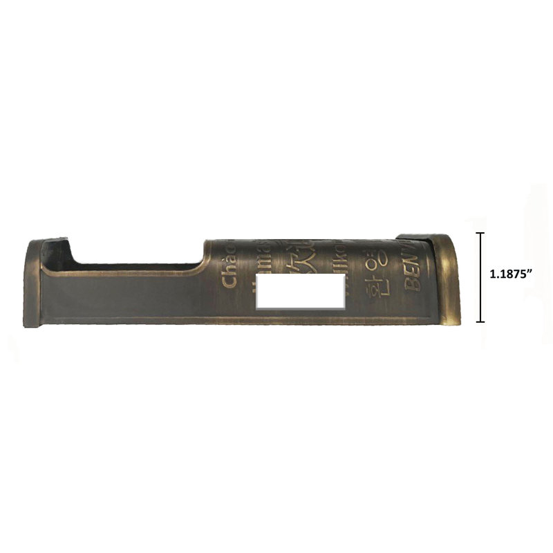 Couvre-sonnette multicolore de bienvenue vidéo (Ring 3, 3 Plus, 4, Batterie Plus, compatible Batterie Pro), Laiton antique