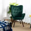 Moe Velvet Accent Chair-822265146-823658651