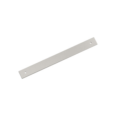 Plaque arrière rectangulaire en nickel satiné Ladera