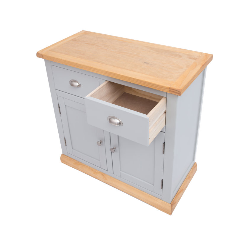2+2 Sideboard, Grey/Silver/Brown